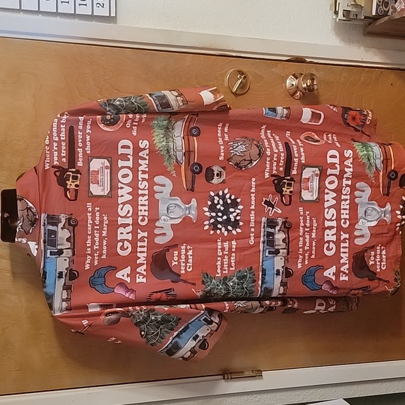 National Lampoon Christmas Vacation Hawaiian Shirt 4XL Clark Griswold - Picture 3 of 6